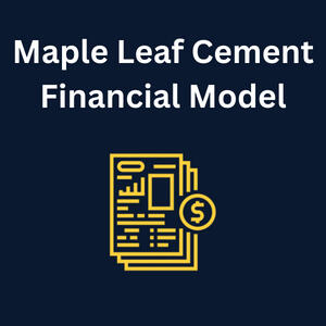 A dynamic 3-Statement Model that predicts the stock price of Maple Leaf Cement, one of the leading cement player in Pakistan.